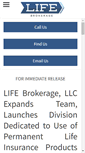Mobile Screenshot of lifebrokeragellc.com